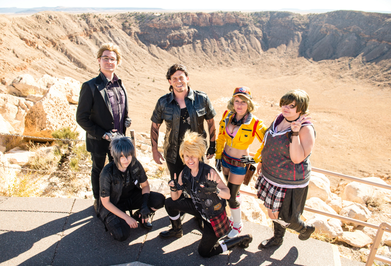 Illustration for article titled Final Fantasy Cosplay Hits The Road